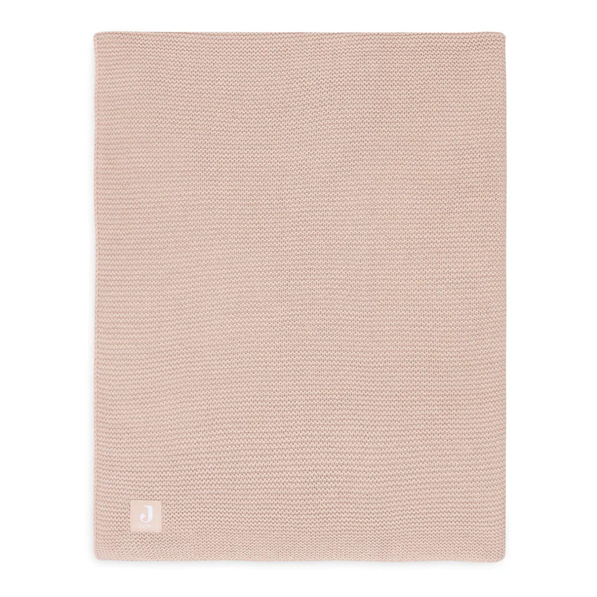 Couverture berceau Basic Knit 75x100 cm - Wild Rose