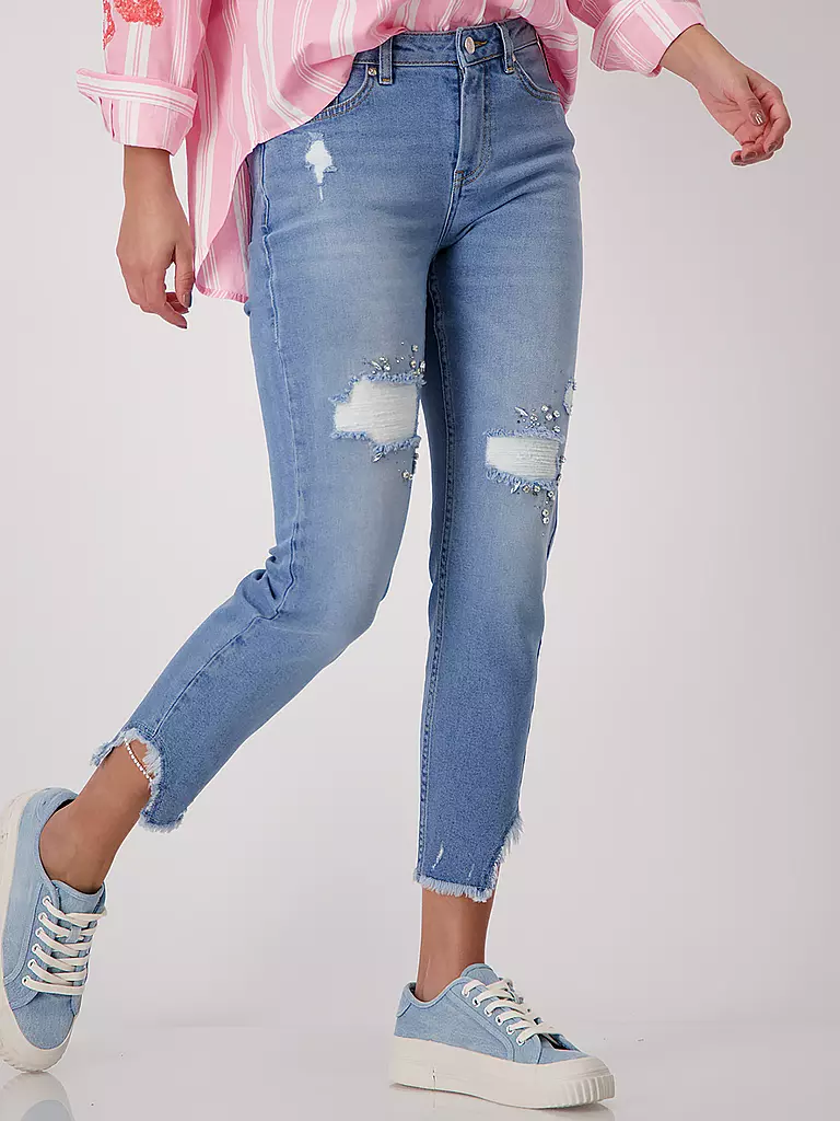 MONARI Jeans Slim Fit blau