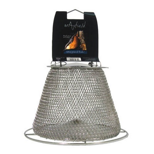 Alimentador suspenso premium para amendoim, ideal para pássaros silvestres e lagostas.