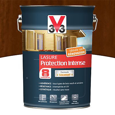 Lasure extérieure protection intense V33 chêne moyen 5L - 8 ans