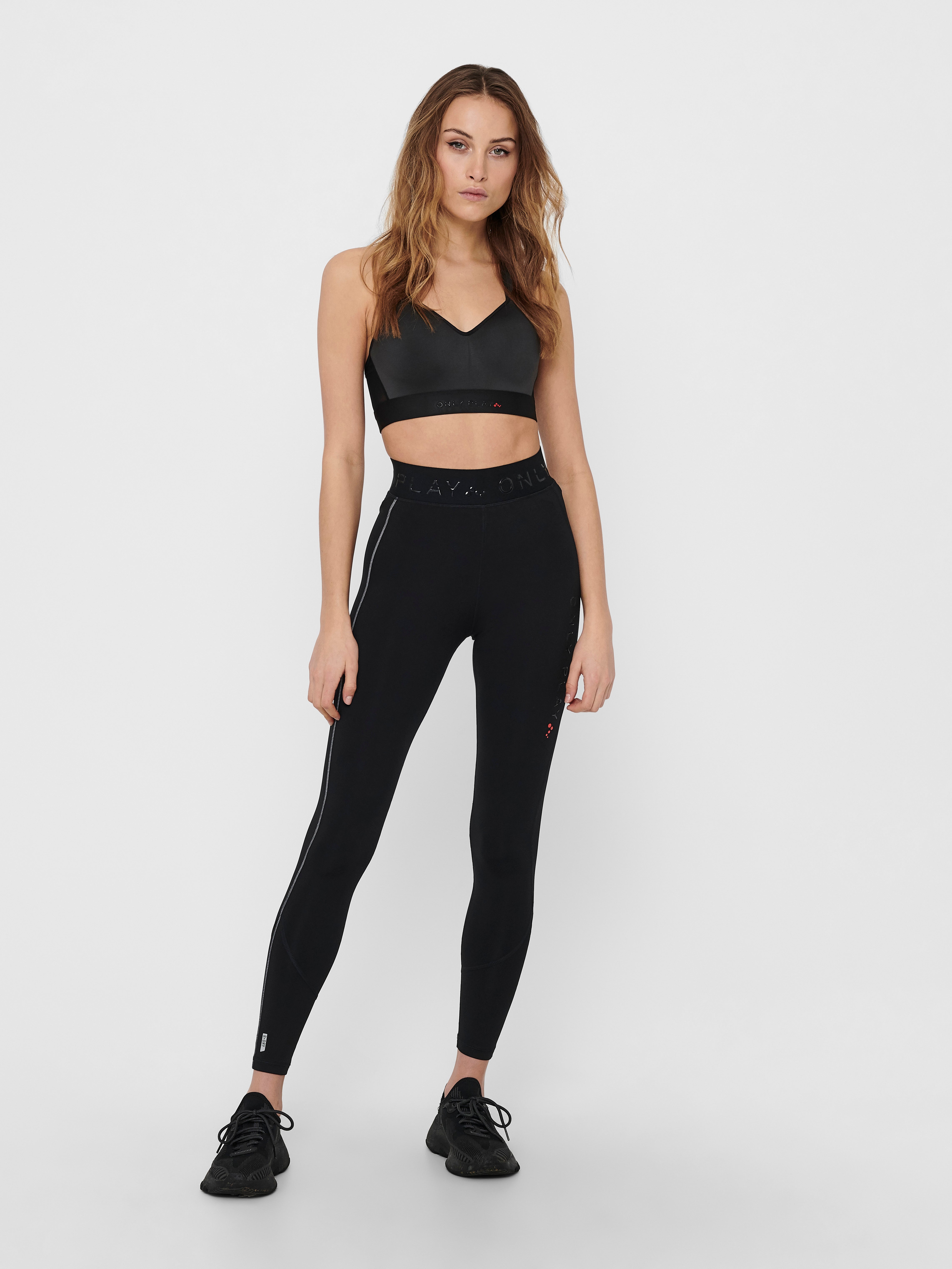 ONPPERFORM Hohe Taille Enger Schnitt Sportleggings Black