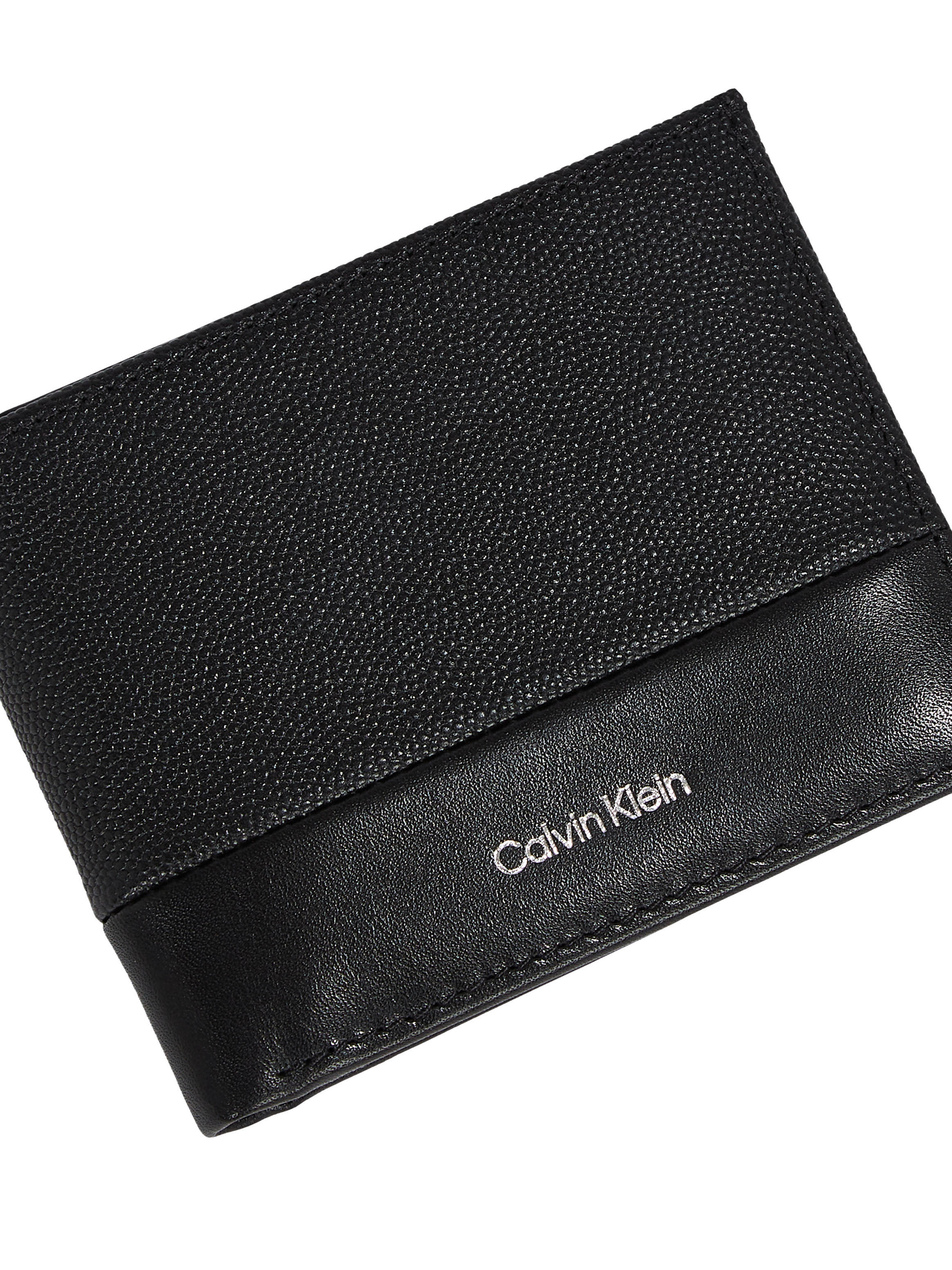 Calvin Klein leren portemonnee zwart