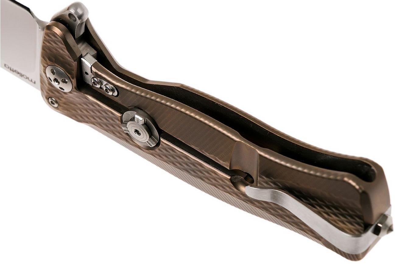 LionSteel SR11 Titanium Bronze, satin blade, SR11 B zakmes