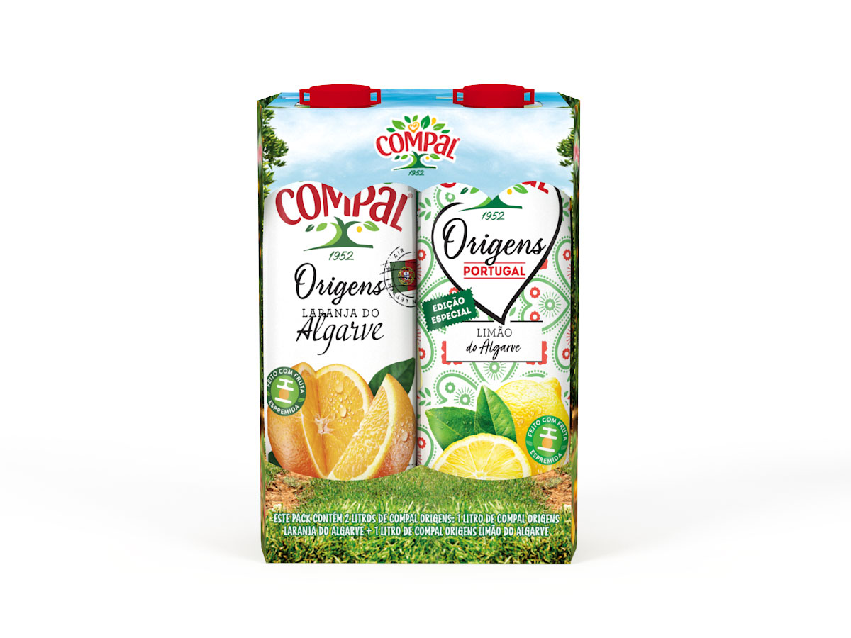 NÉCTAR COMPAL ORIGENS PACK 2X1L