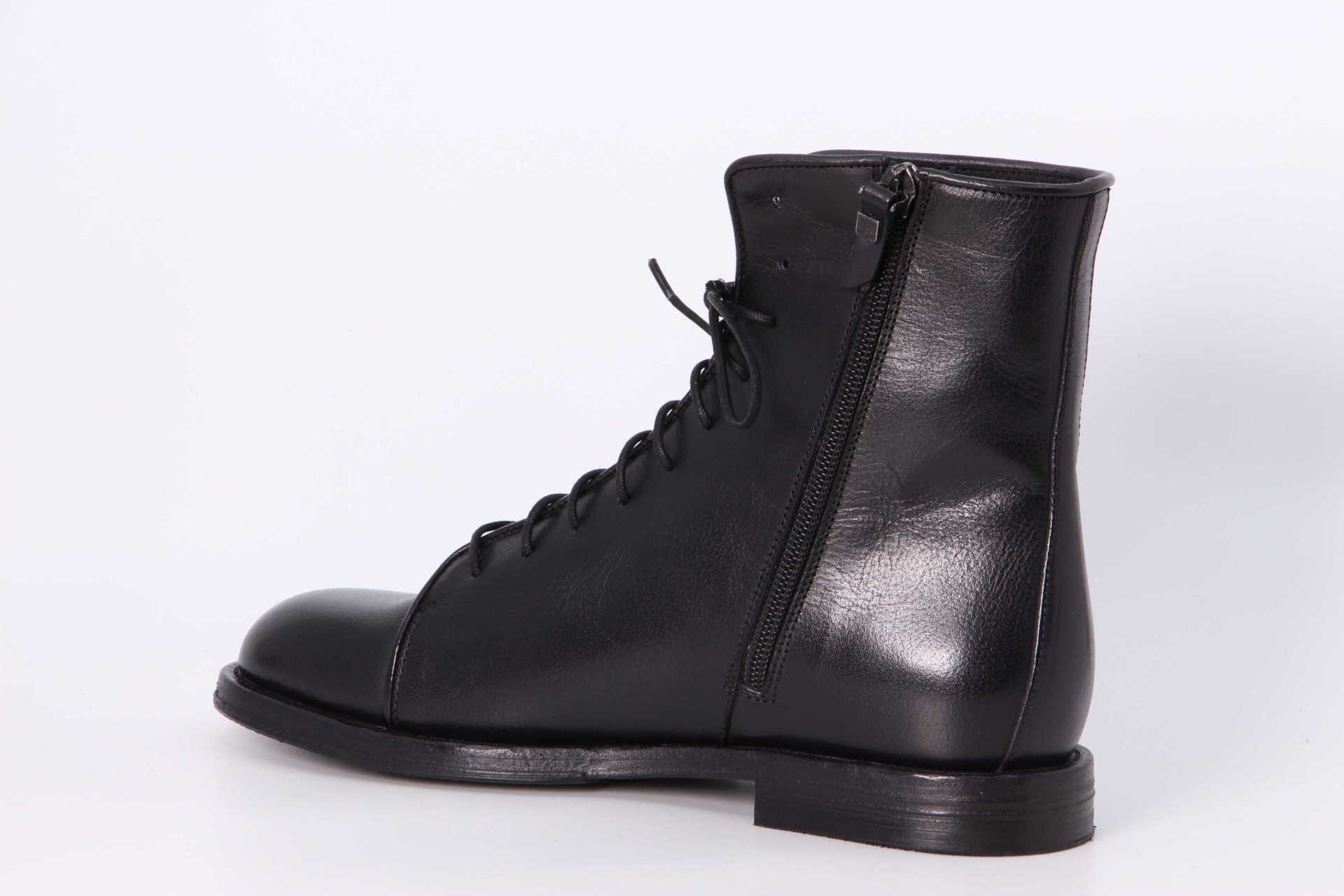 Pantanetti Schnürstiefelette schwarz