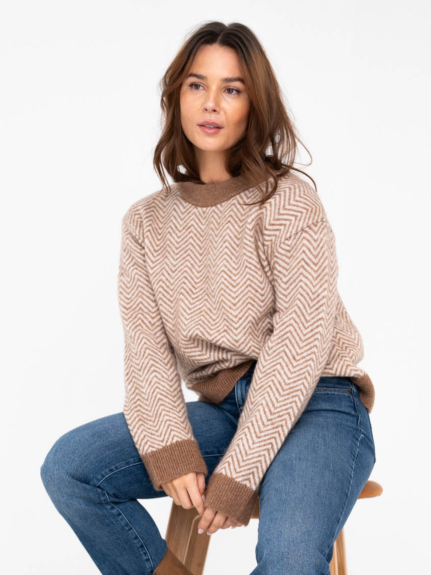 Heri Long Sleeve Knit O-Neck