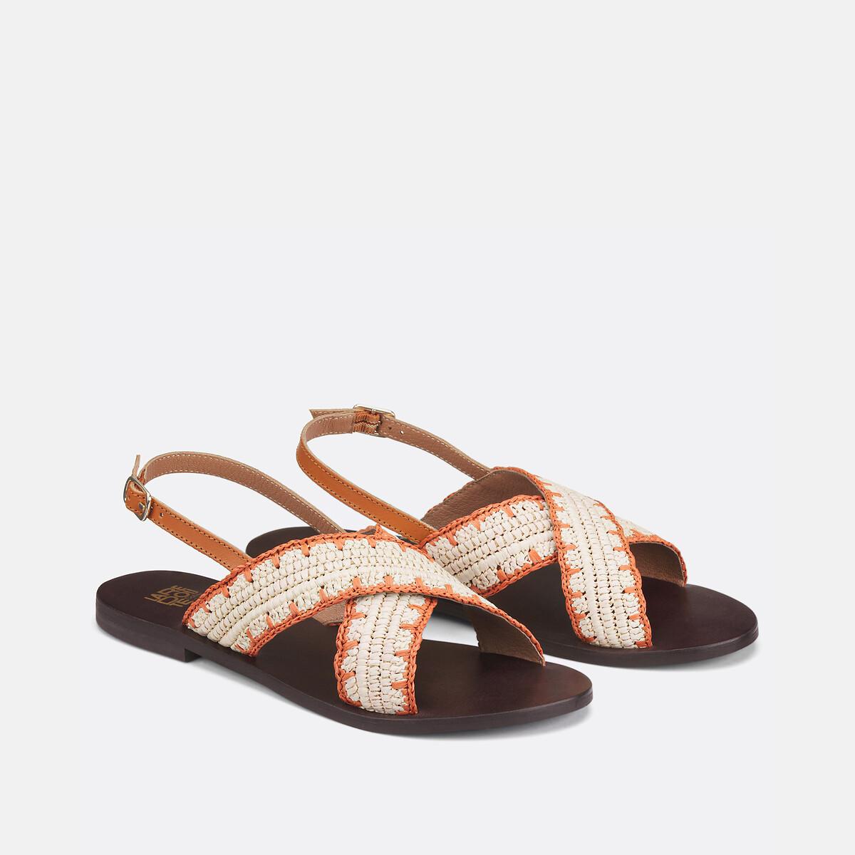 COLEÇÕES LA REDOUTE<br>Sandálias de ráfia