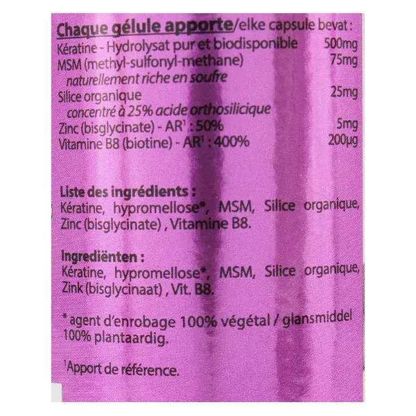 Vit'all+ Super Hair Queratina Pura 500mg 50 cápsulas vegetais