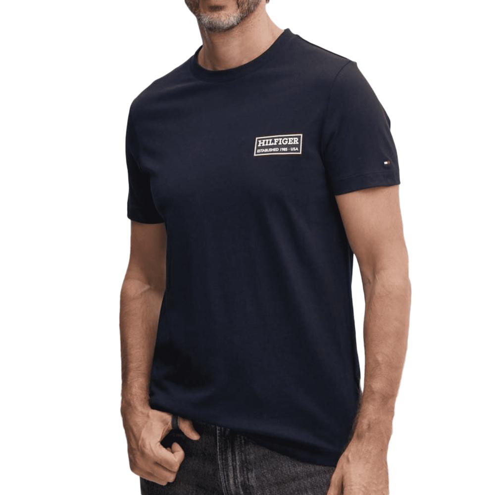 Tommy Hilfiger T-shirt Noir Homme Tommy Hilfiger Printed