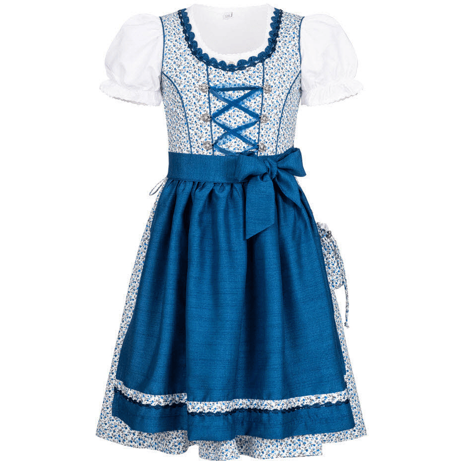 Nübler Kinderdirndl 3-teilig Doris Blau