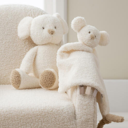 MAXI DOUDOU SOURIS - ECRU - NATTOU