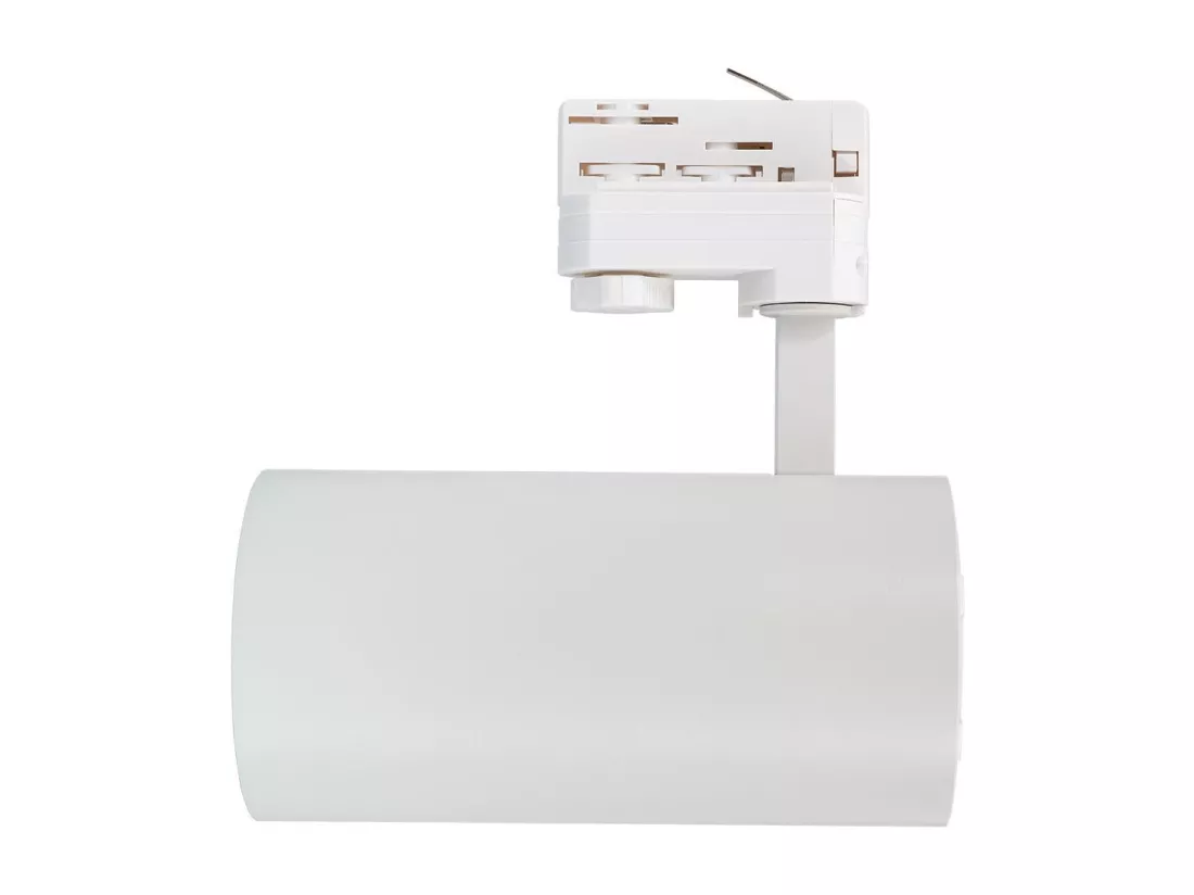 Spot LED sur Rail Triphasé 30W d'Angelo CCT LIFUD Blanc Sélectionnable (chaud-neutre-froid)
