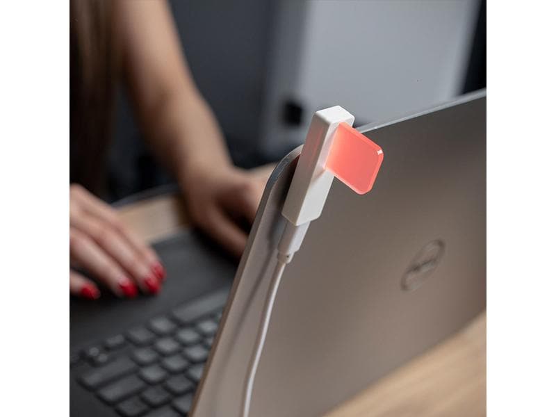 Luxafor Flag mit 1.5 m USB-A Kabel Luxafor Flag – USB-LED-Verfügbarkeitsanzeige zur Vermeidung von Ablenkungen