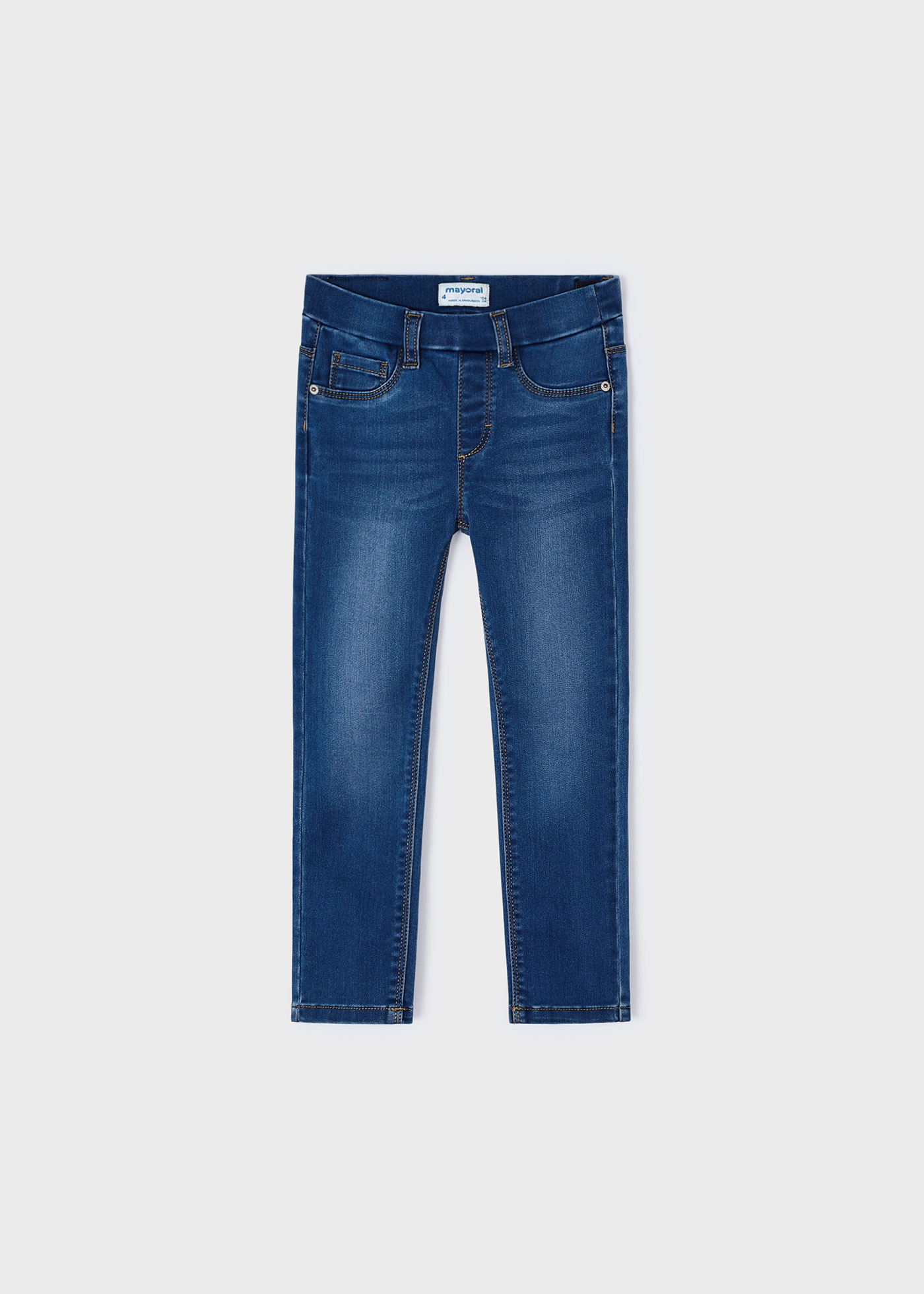 Calça jeans skinny ecowash para meninas