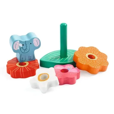 Djeco Puzzle: 2in1 Stapeln Happy