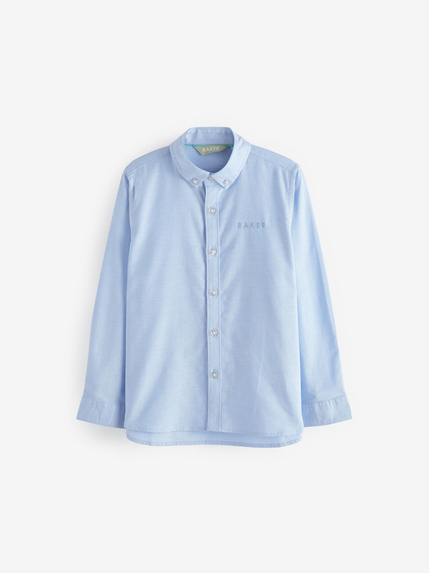 Blauw - Baker by Ted Baker Oxford overhemd