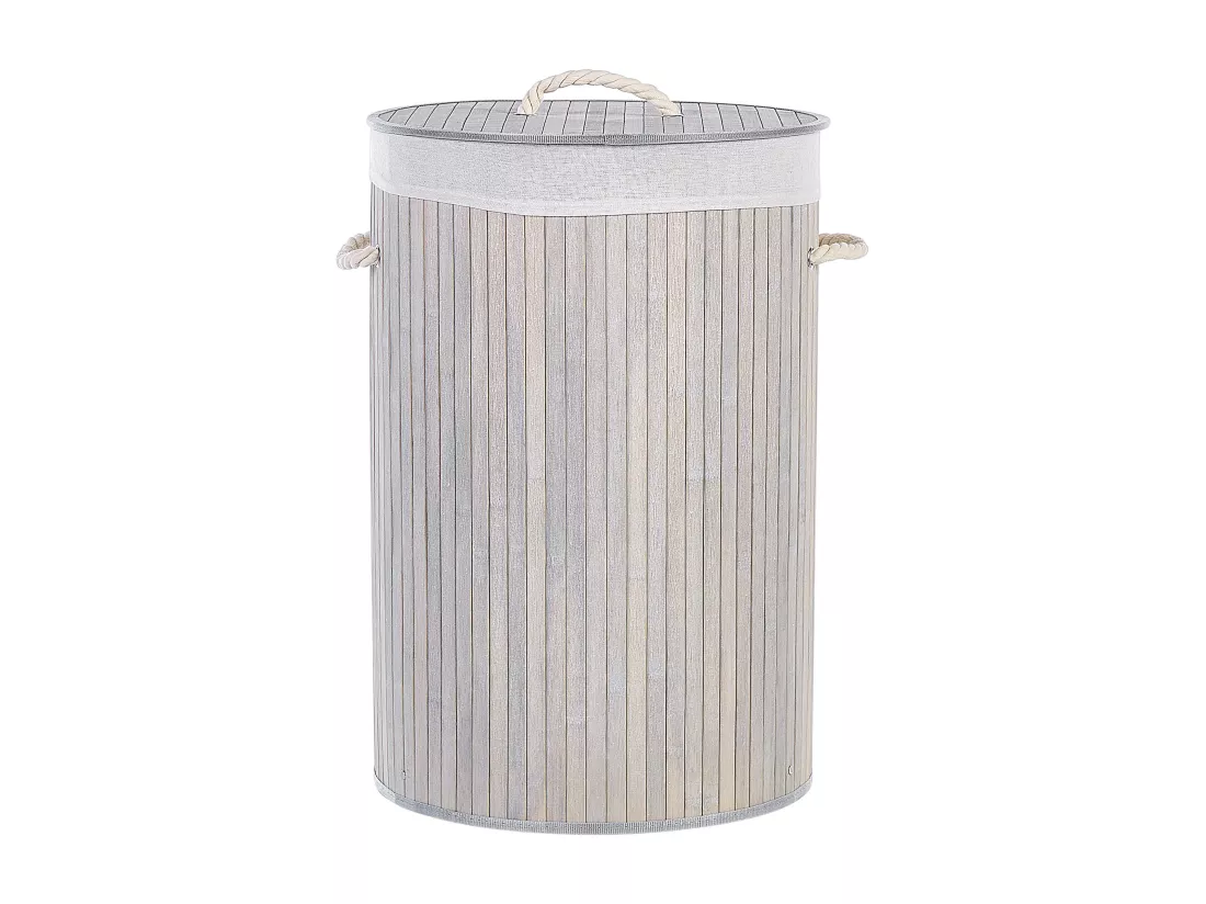 Panier en bambou gris 60 cm SANNAR