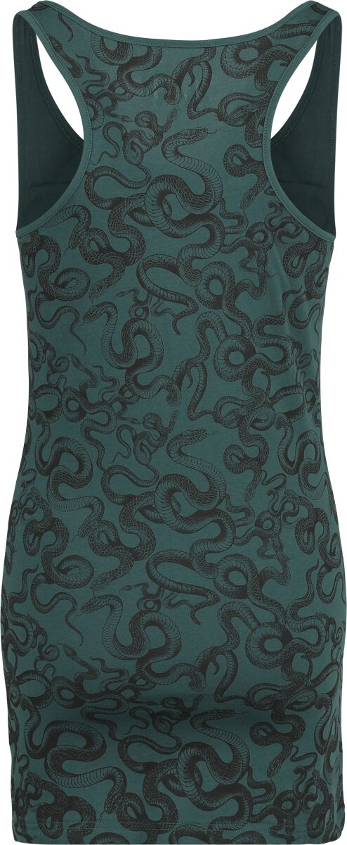 Robe 2-En-1 - Imprimé Serpent | Black Premium by EMP T-Shirt Manches courtes