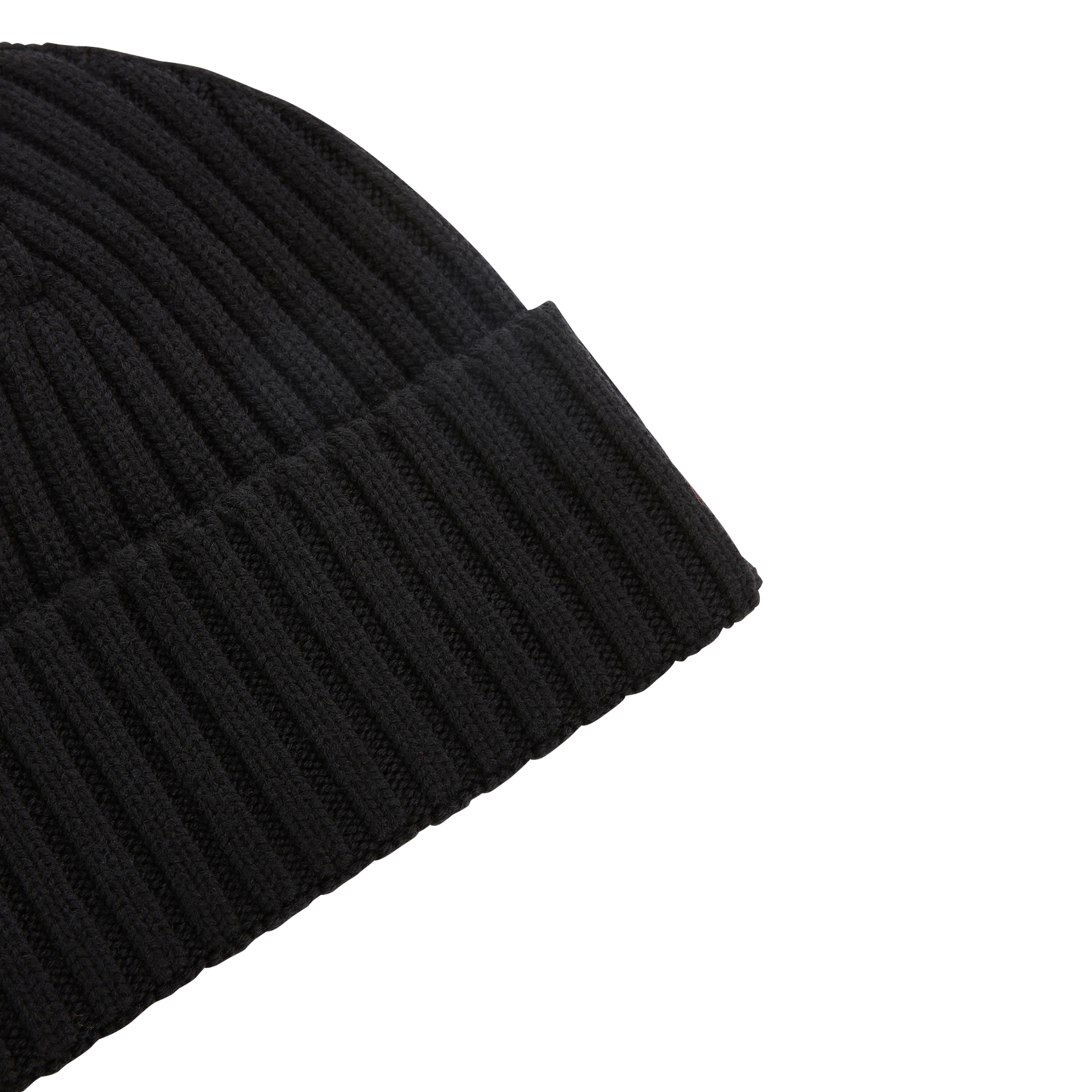 Bonnet en laine mérinos | Noir