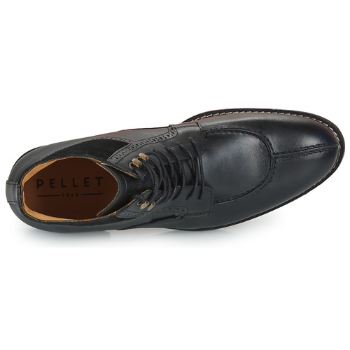 Pellet - ROLAND - Veau noir / velours noir