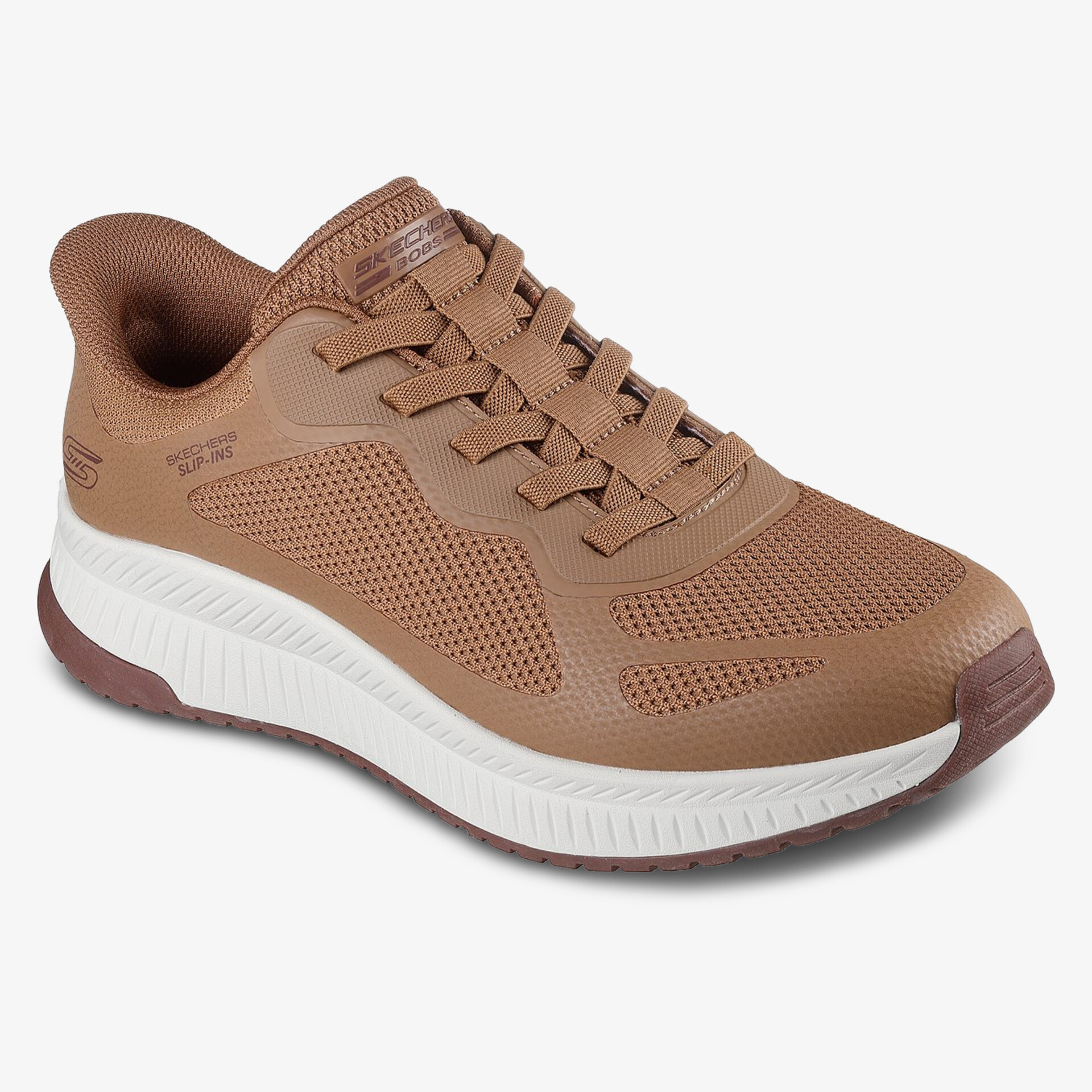 SKECHERS BOBS Squad 4 Herren Slip On braun