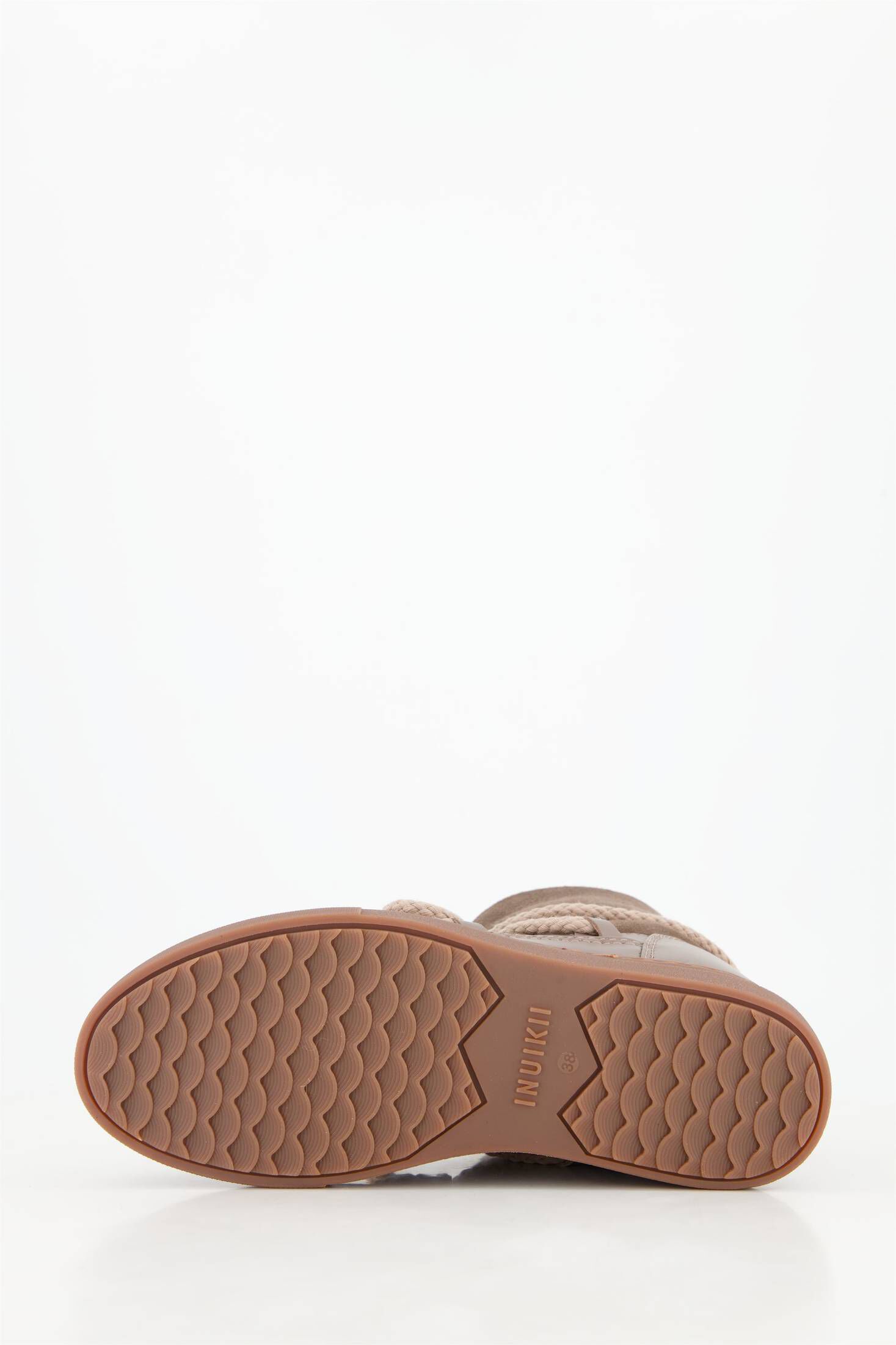 INUIKII| Damen Boots CLASSIC SNEAKER BOOTS aus Leder und Lammfell