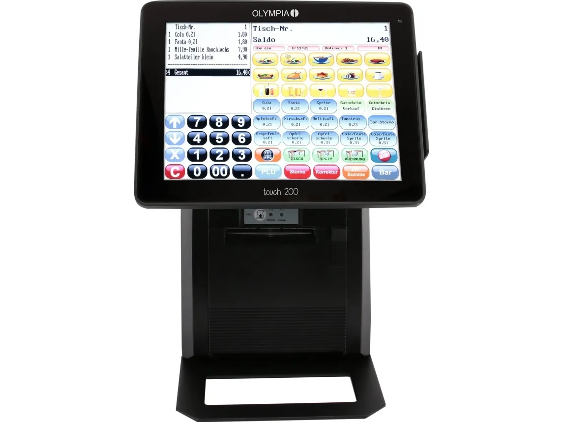 Olympia Touch 200 TSE - Pengeseddeltæller