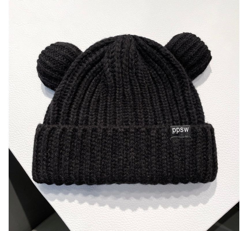 FROME - Gebreide beanie met berenoor