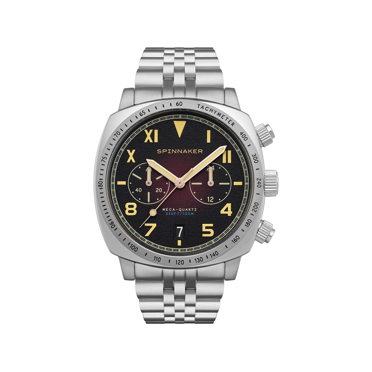 Montre Spinnaker homme chronographe acier