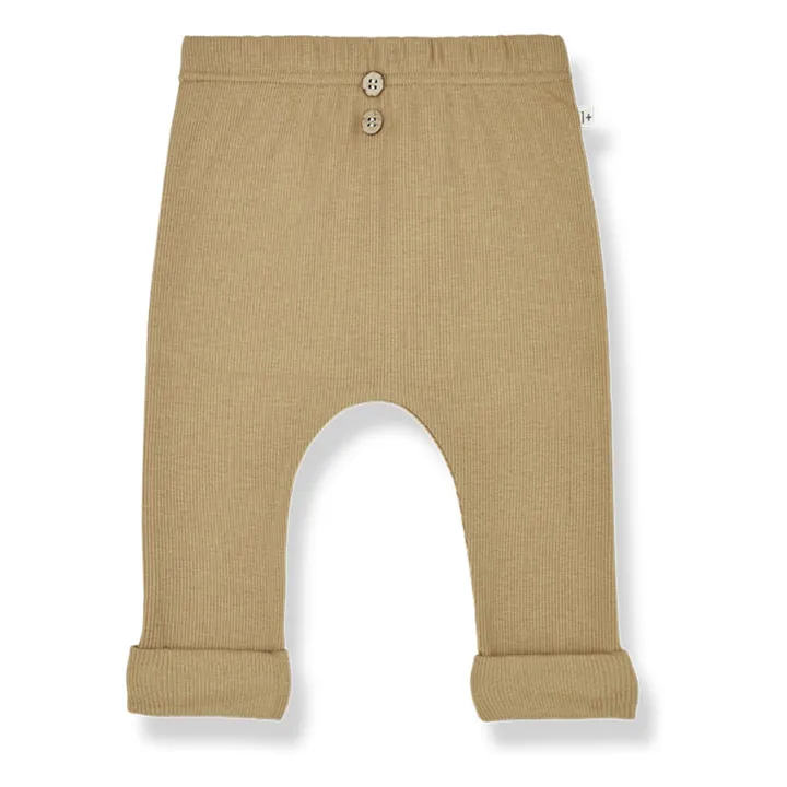 1+ in the family Legging Marti Côtelé | Jaune moutarde