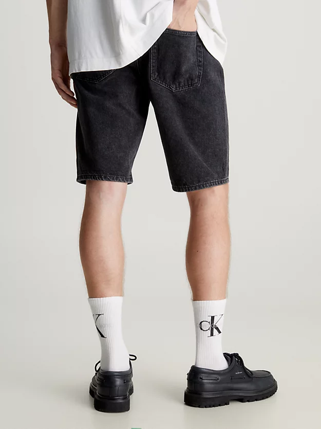 shorts jeans de corte regular