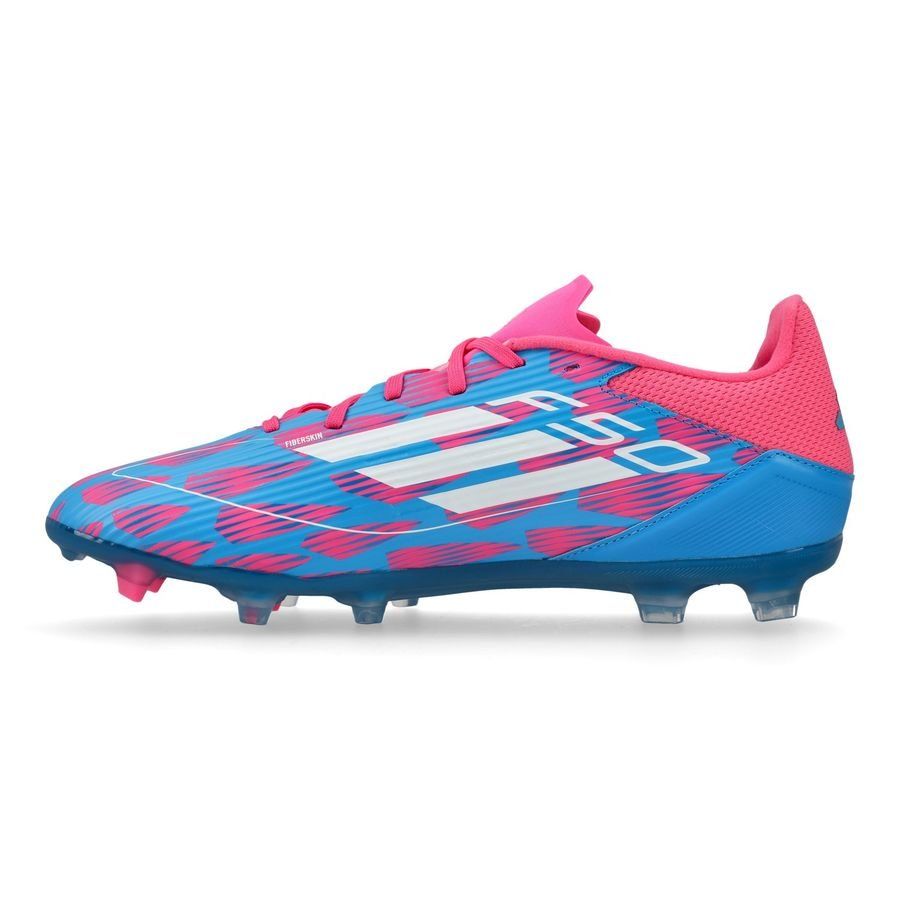 adidas F50 League FG/AG Reemergence - Bleu/Blanc/Rose