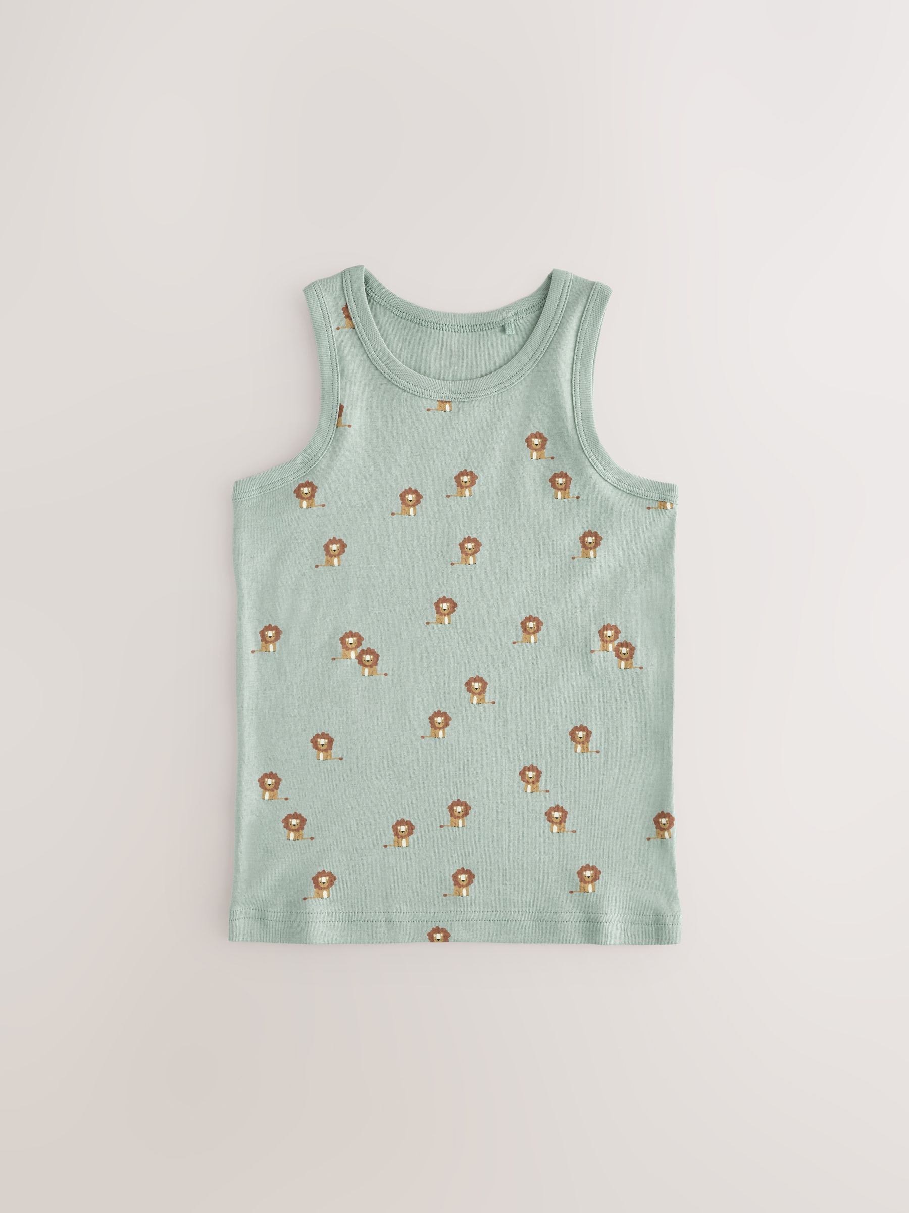 Mini-safariprint - 100% katoenen hemden set van 5 (1.5 - 8 jr)