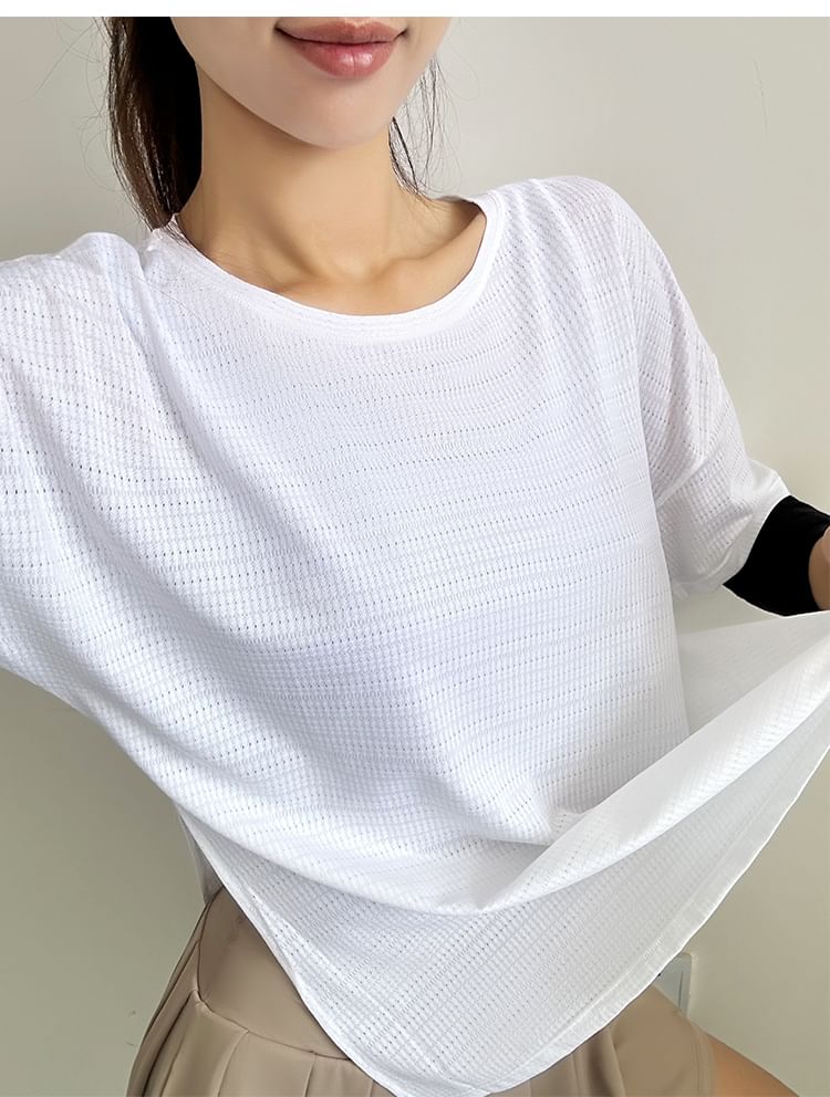 Engiko - Sport T-shirt met korte mouwen en ronde hals