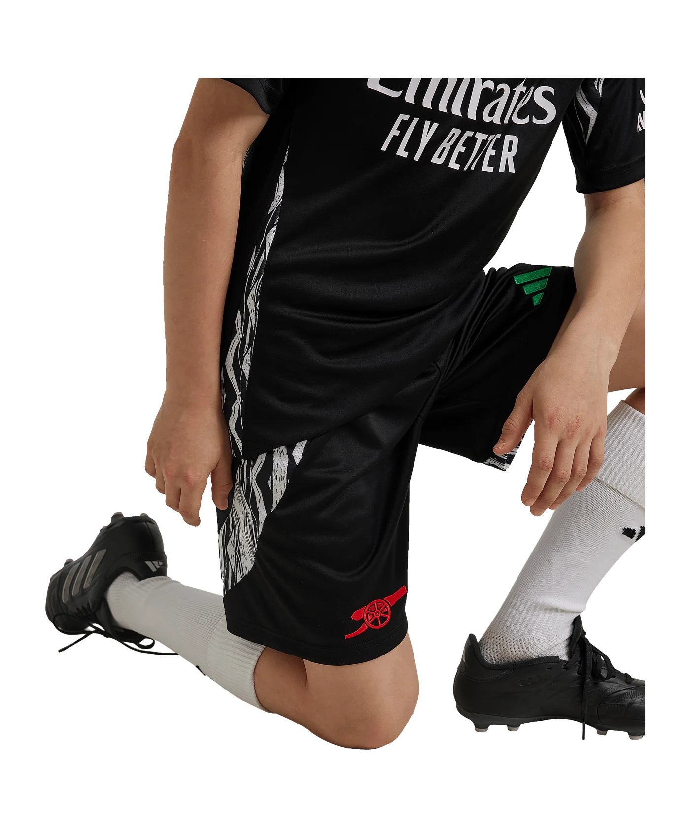 adidas FC Arsenal London Short Away 2024/2025 Kids Schwarz