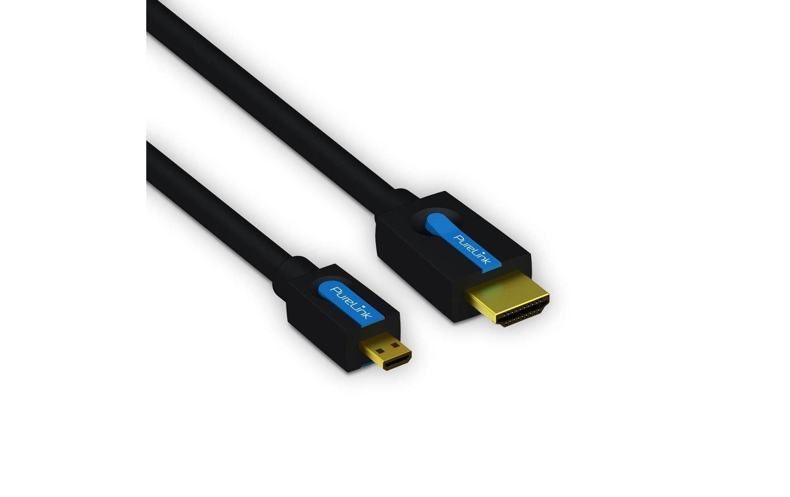 Kabel Micro-HDMI (HDMI-D) - HDMI, 1.5 mHDMI A, 0.5 m