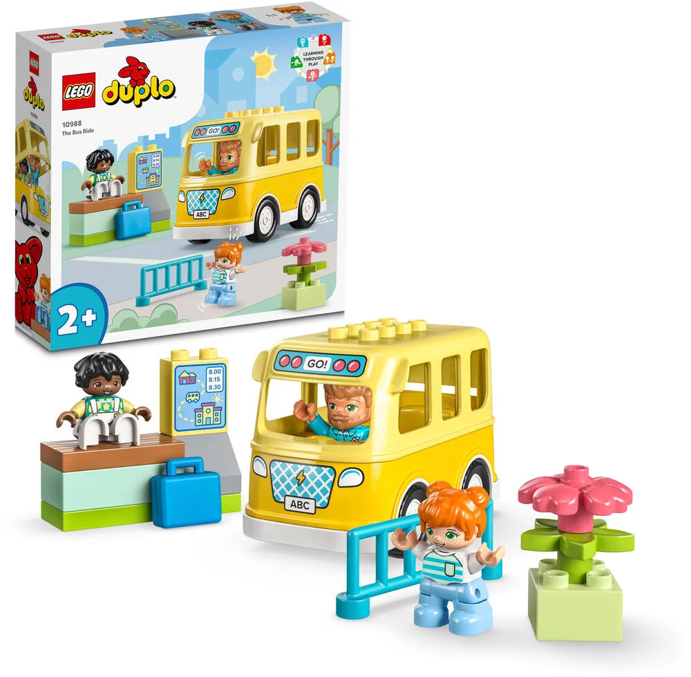 LEGO®DUPLO®MA VILLE 10988 - LE VOYAGE EN BUS