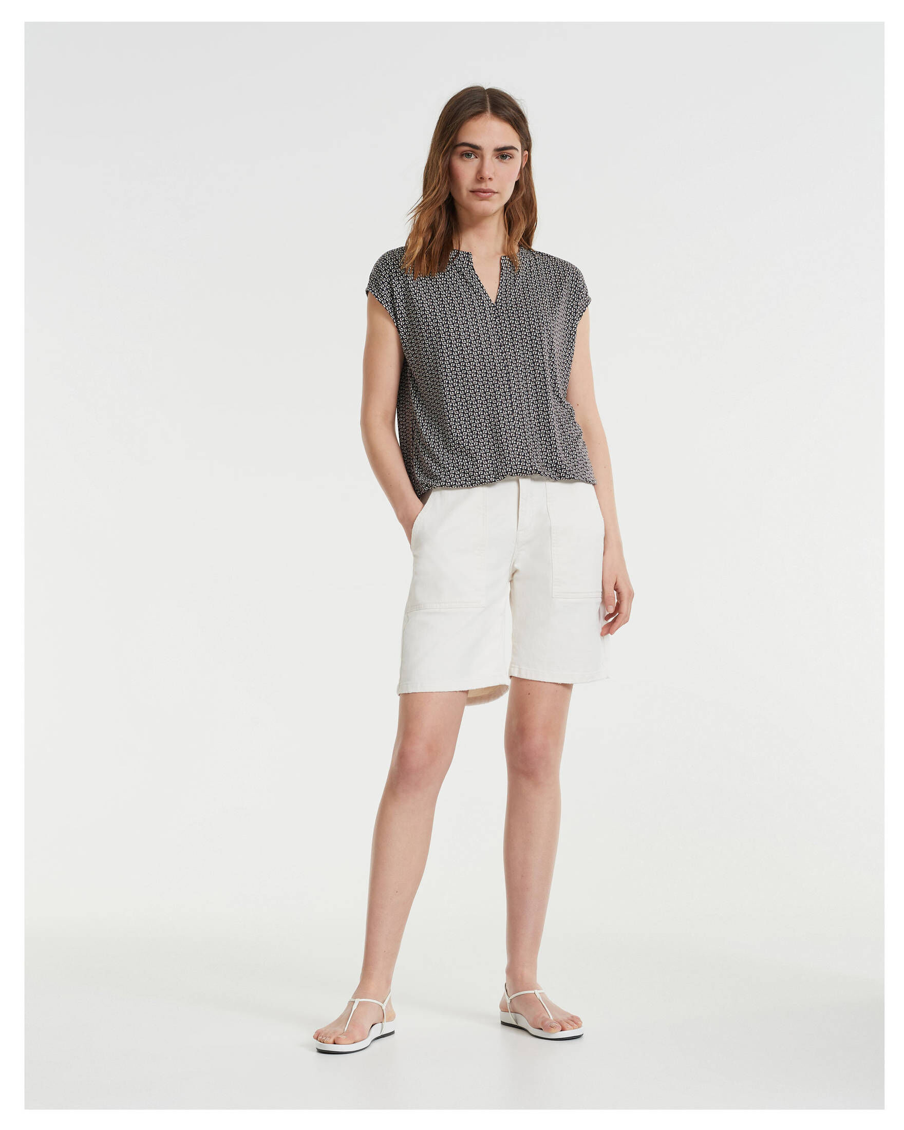 Opus| Damen Shirt SANDEO ABSTRACT