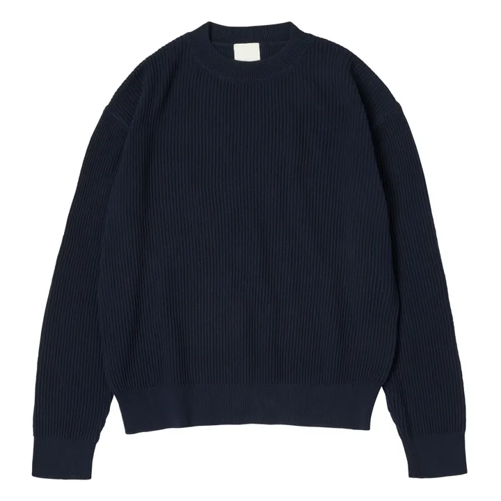 FUB Pull en Laine - Collection Femme | Bleu marine