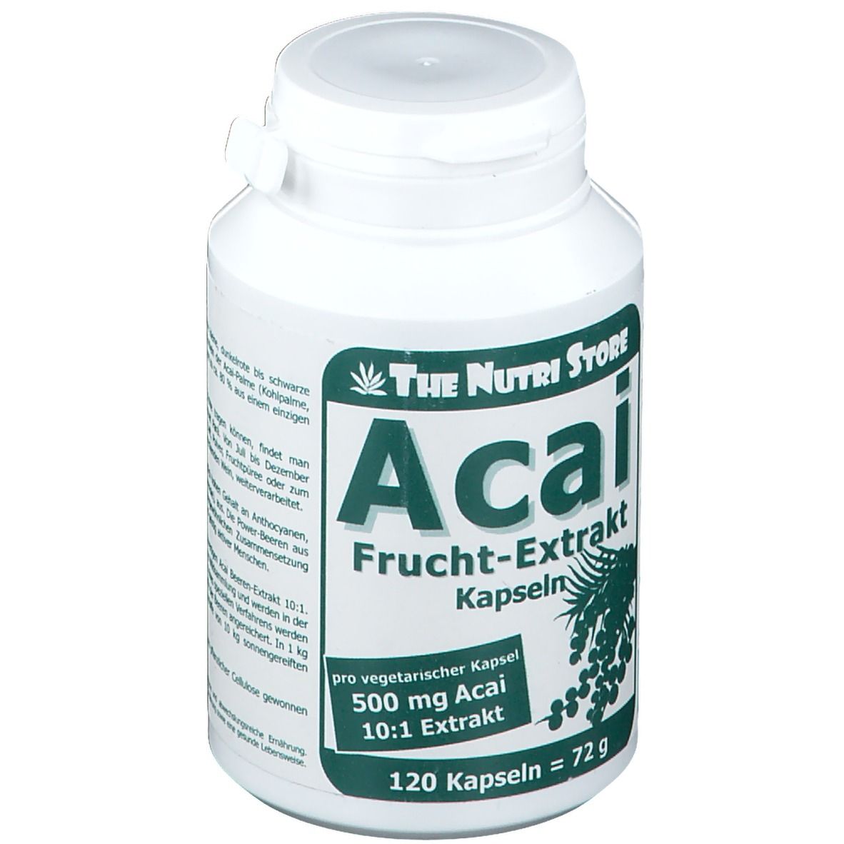 Acai Frucht Extract 500mg vegetarische Kapseln