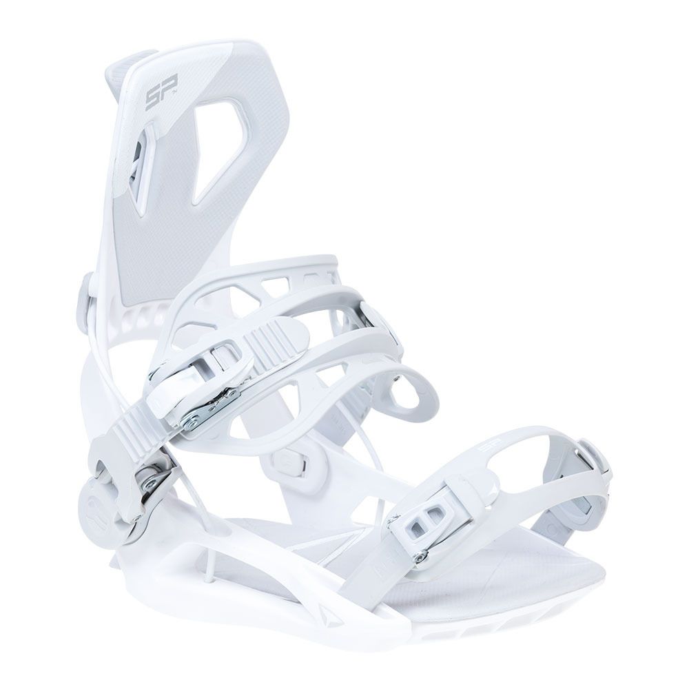 SP Bindings PRIVATE - Fixations snowboard white/grey