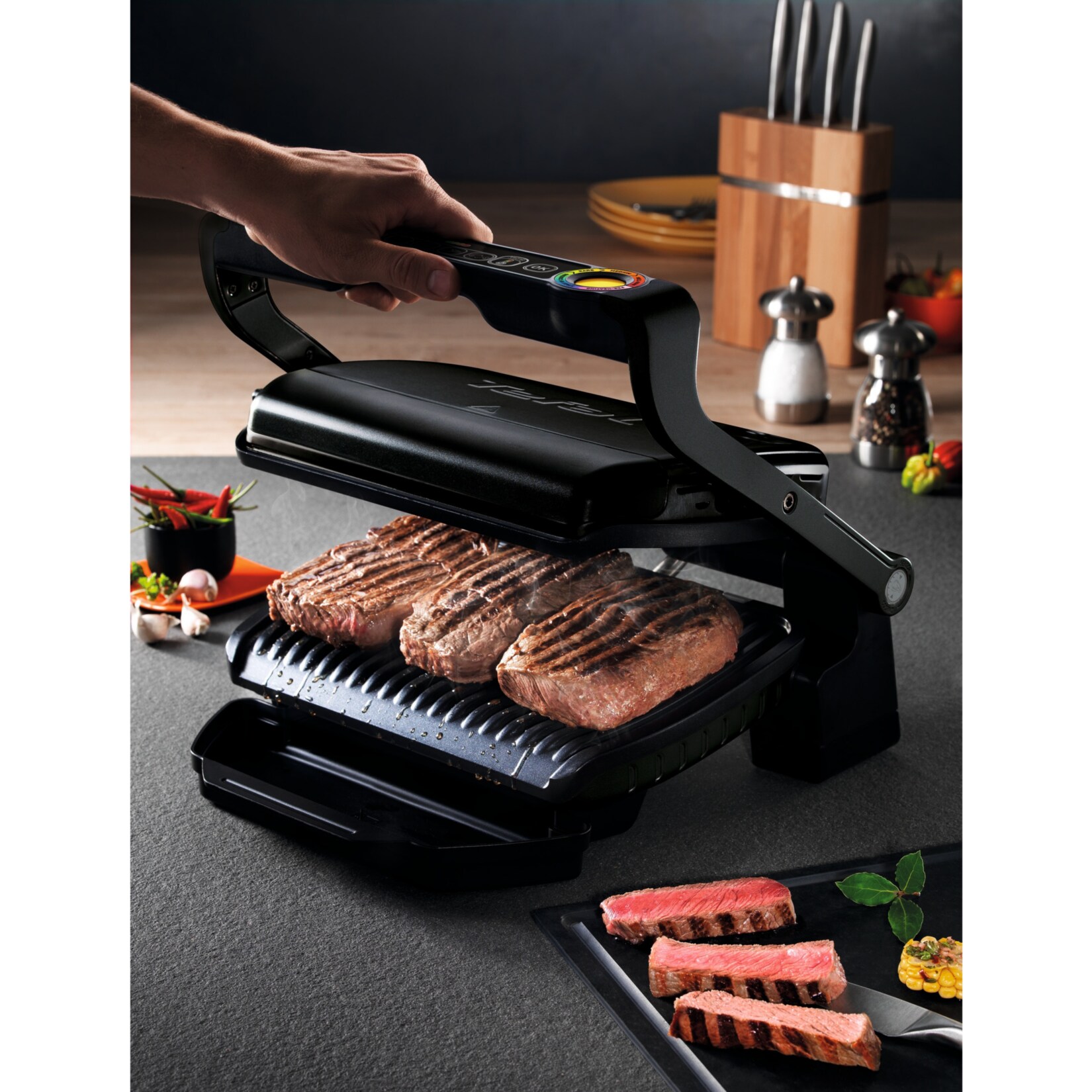Tefal Kontaktgrill OptiGrill+ GC712D34