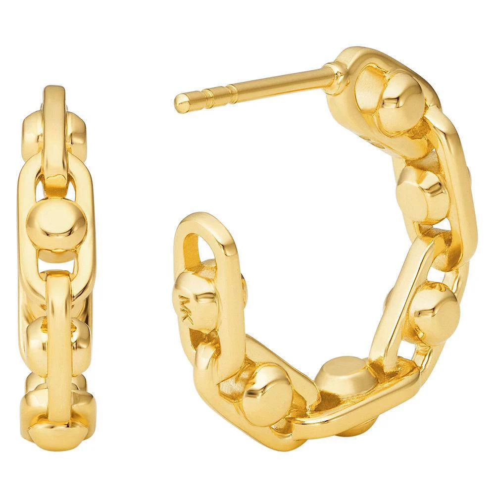 Michael Kors oorring MKC171100710 Astor Link goudkleurig