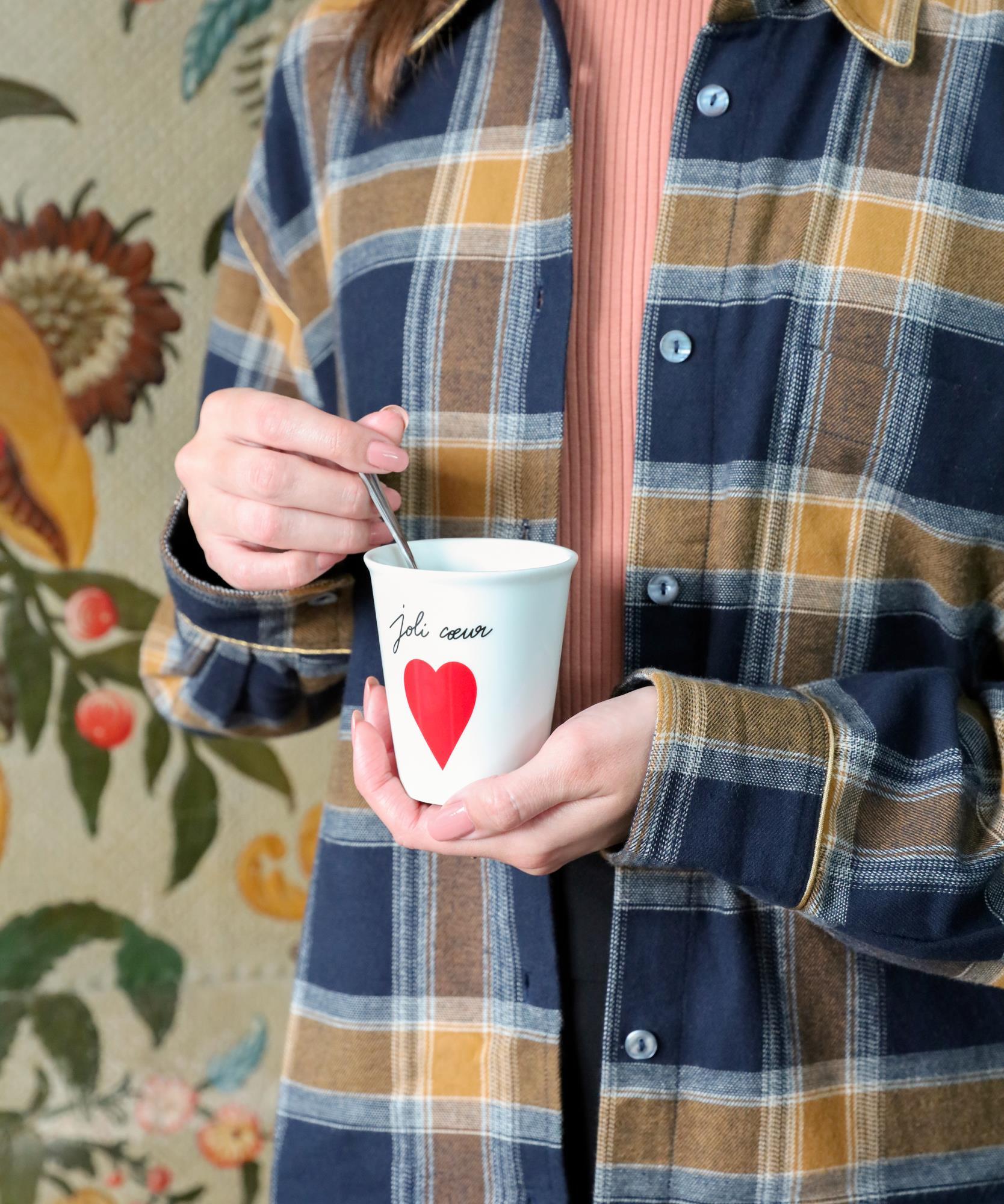 Tasse  8,6 x 7,5 cm - Joli coeur
