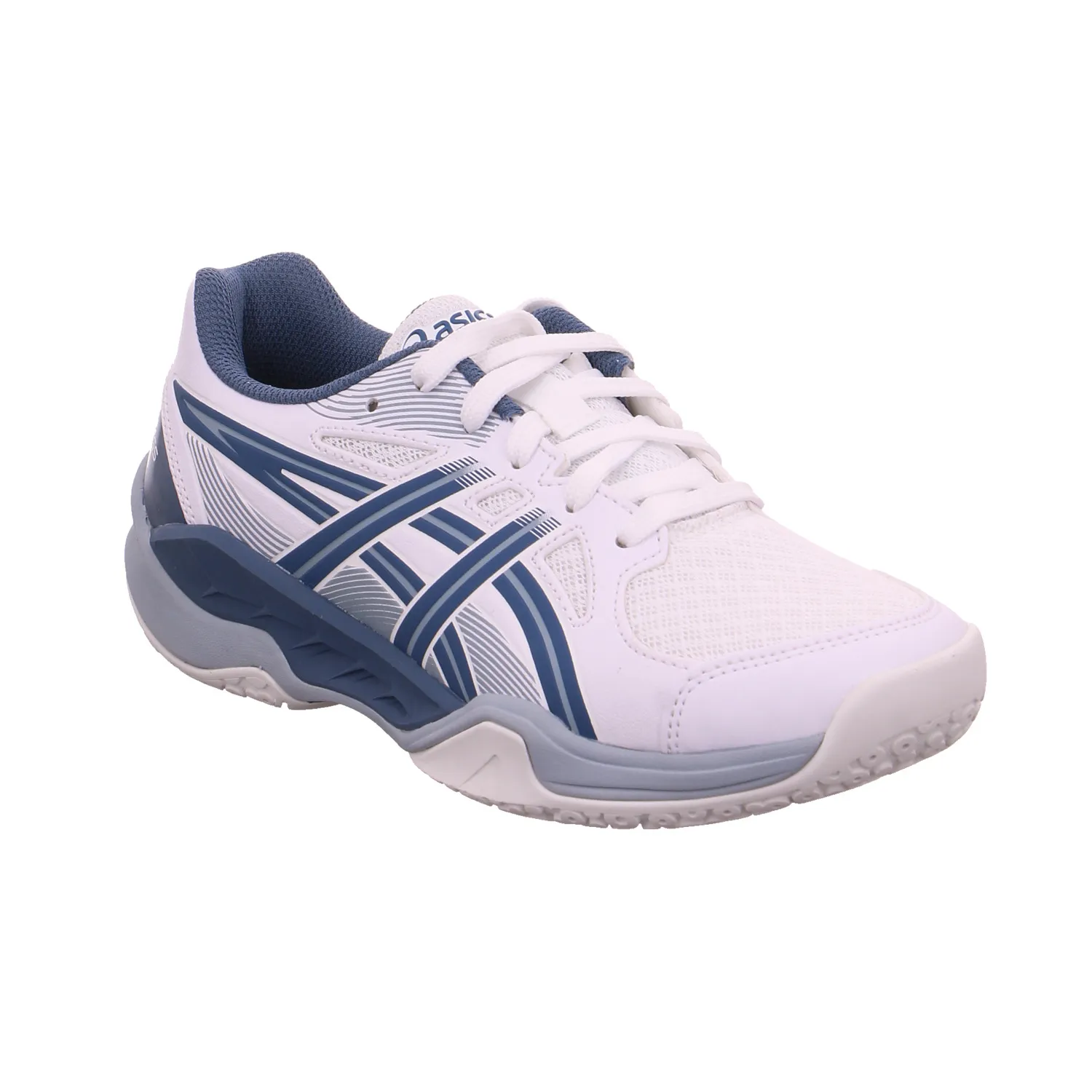 ASICS Kinder Indoor Weiss Synthetik