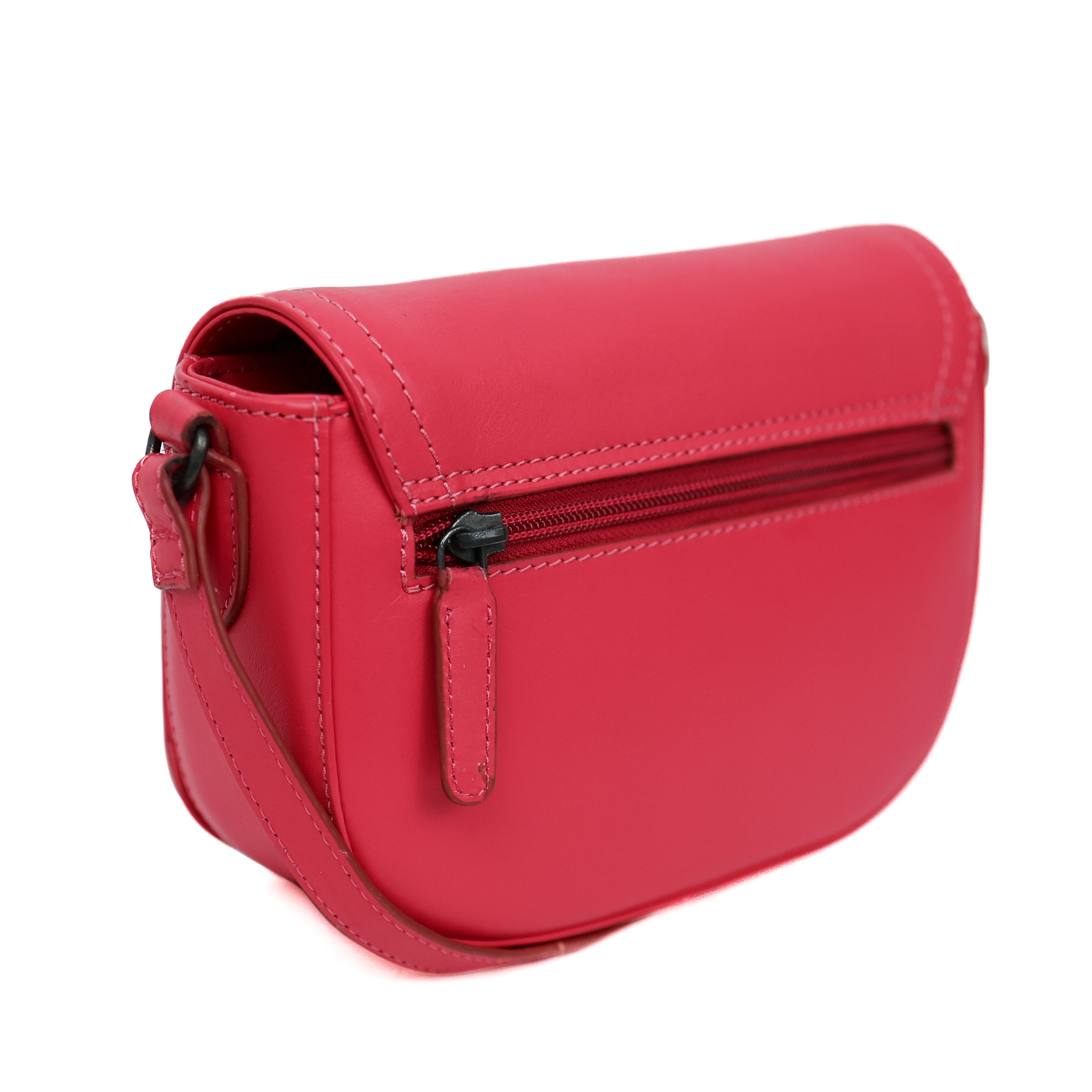 Schoudertasje met flap 'Anastasia' Rose Red Rose Red
