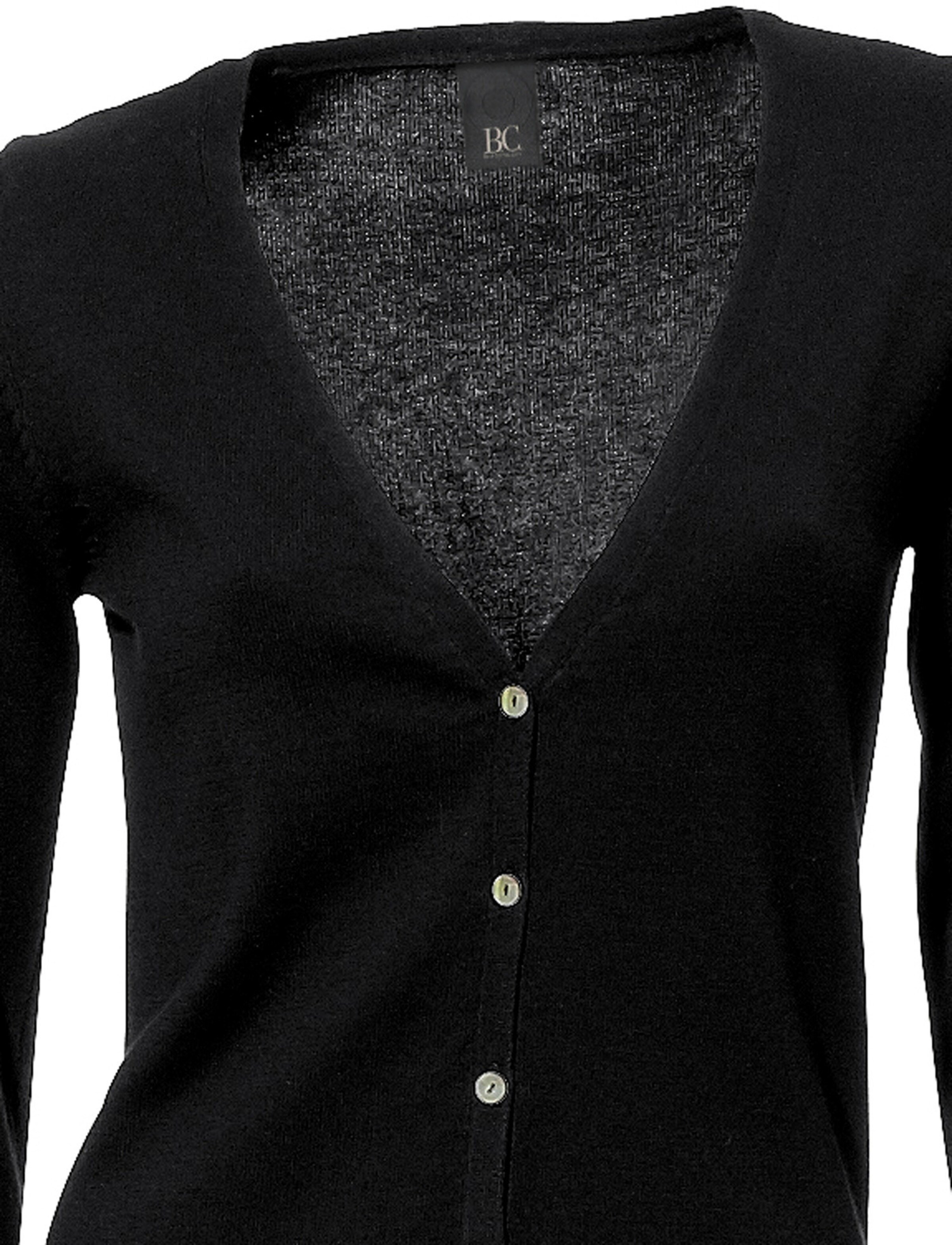 heine Feinstrickjacke in schwarz