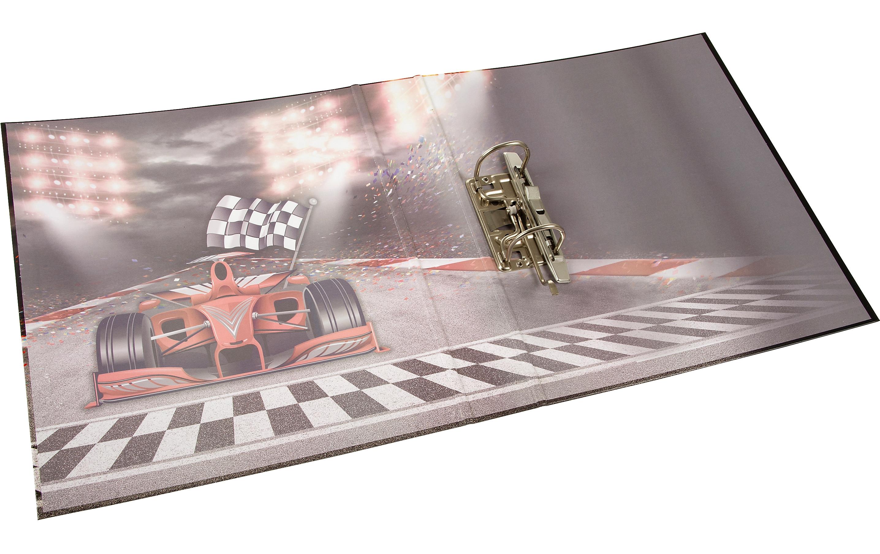 Ordner Racing Champion 8 cm, Rot/SchwarzRingbuch
