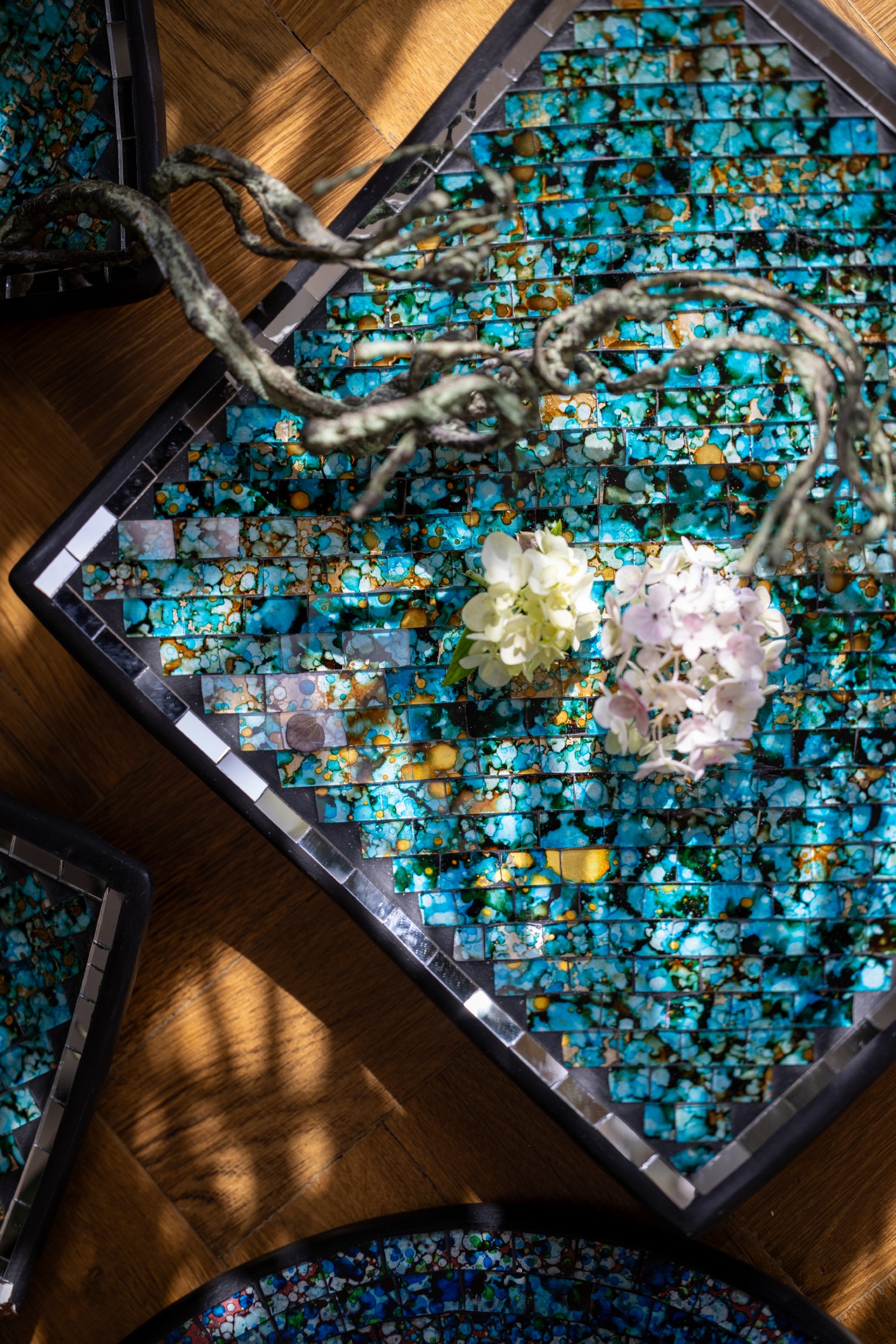 Mosaikteller 'Jade', in 3 Größen von fischer's lagerhaus