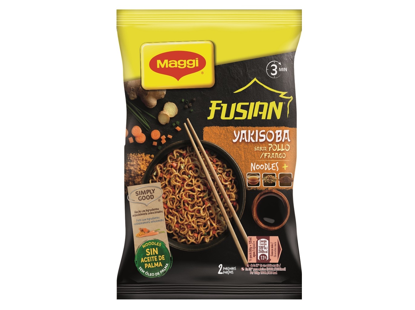 NOODLES MAGGI YAKISOBA FRANGO 120G